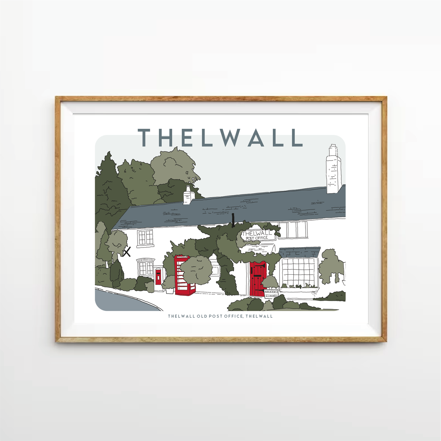 Thelwall Old Post Office Print