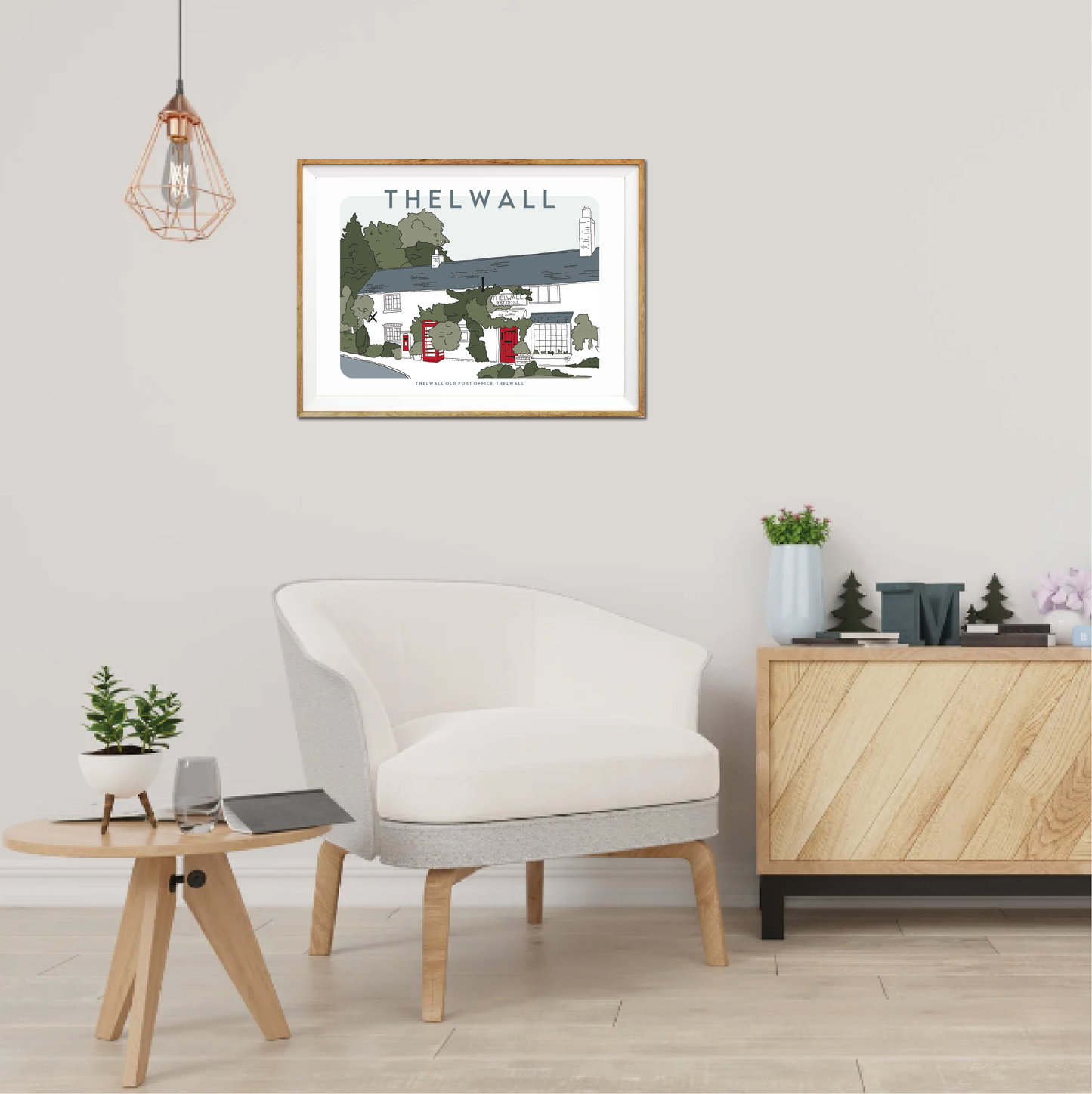 Thelwall Old Post Office Print