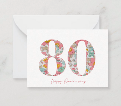 Liberty Of London Printed Milestone Card