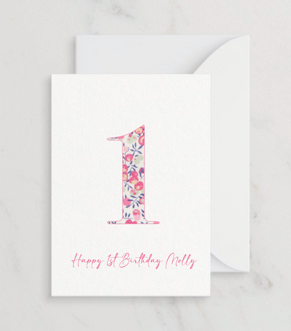 Liberty Of London Printed Milestone Card