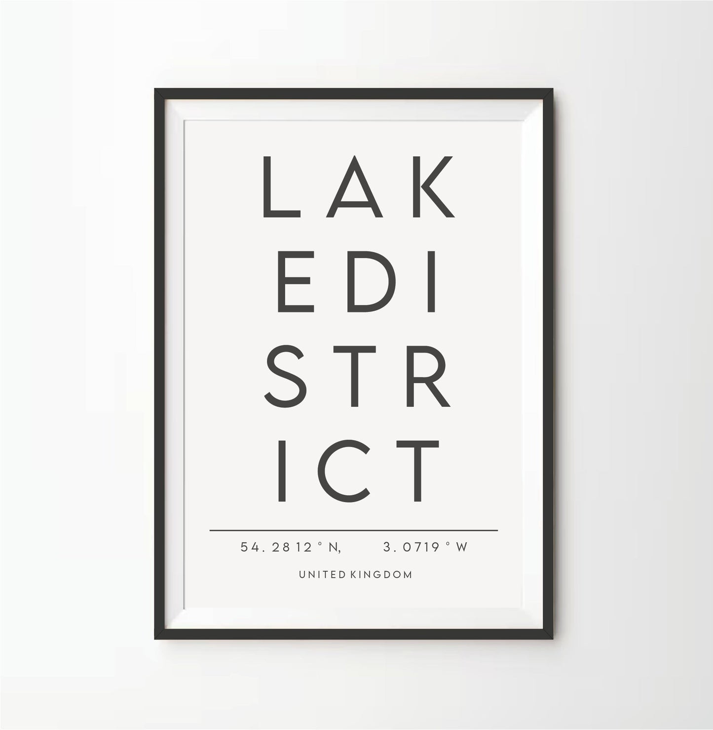 Typography Location Print - Destination Print - City print