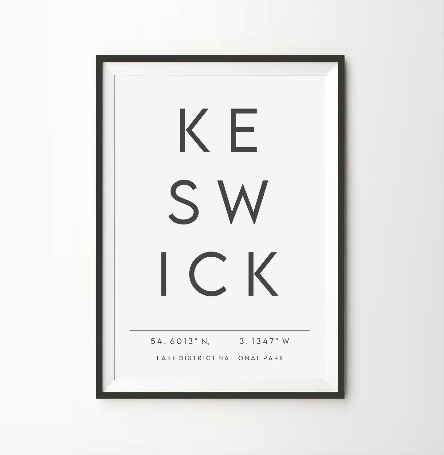 Typography Location Print - Destination Print - City print