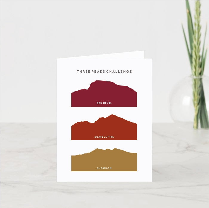 Three Peaks Challenge Stack card