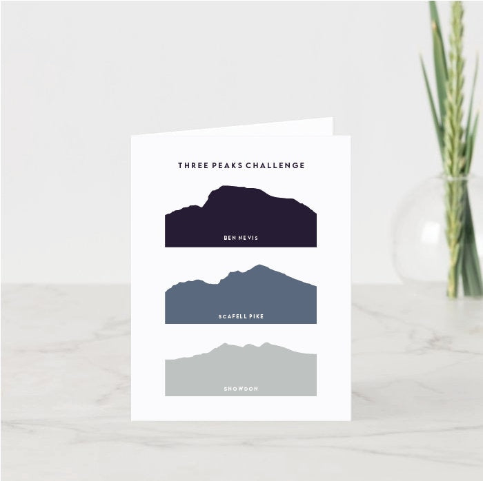 Three Peaks Challenge Stack card